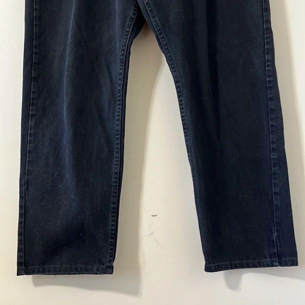 Wrangler Men’s Black Relaxed Fit Denim Jeans Size 40 x 32 - Picture 3 of 11